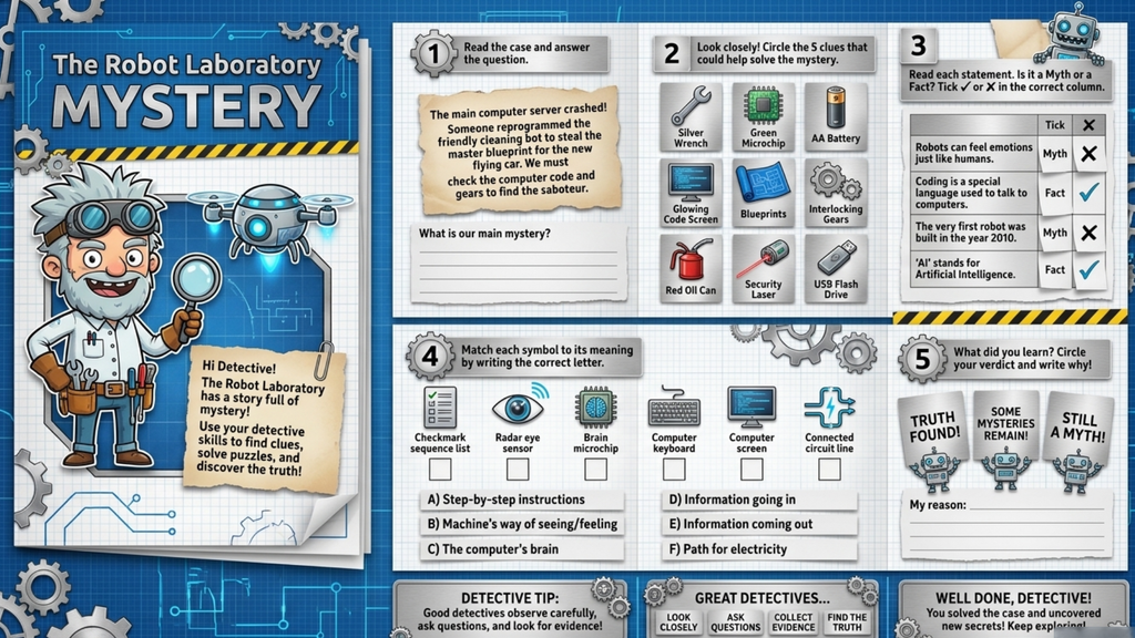 Ultimate Mystery Adventures Activity Book Bundle – Printable PDF for Kids Ages 6–12