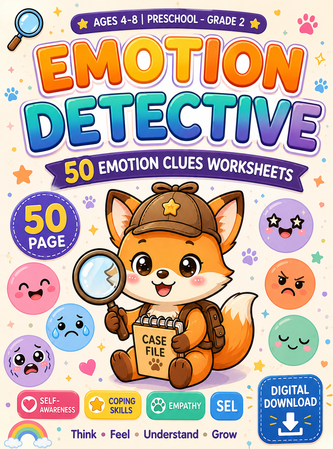 Emotion Clues Workbook for Kids