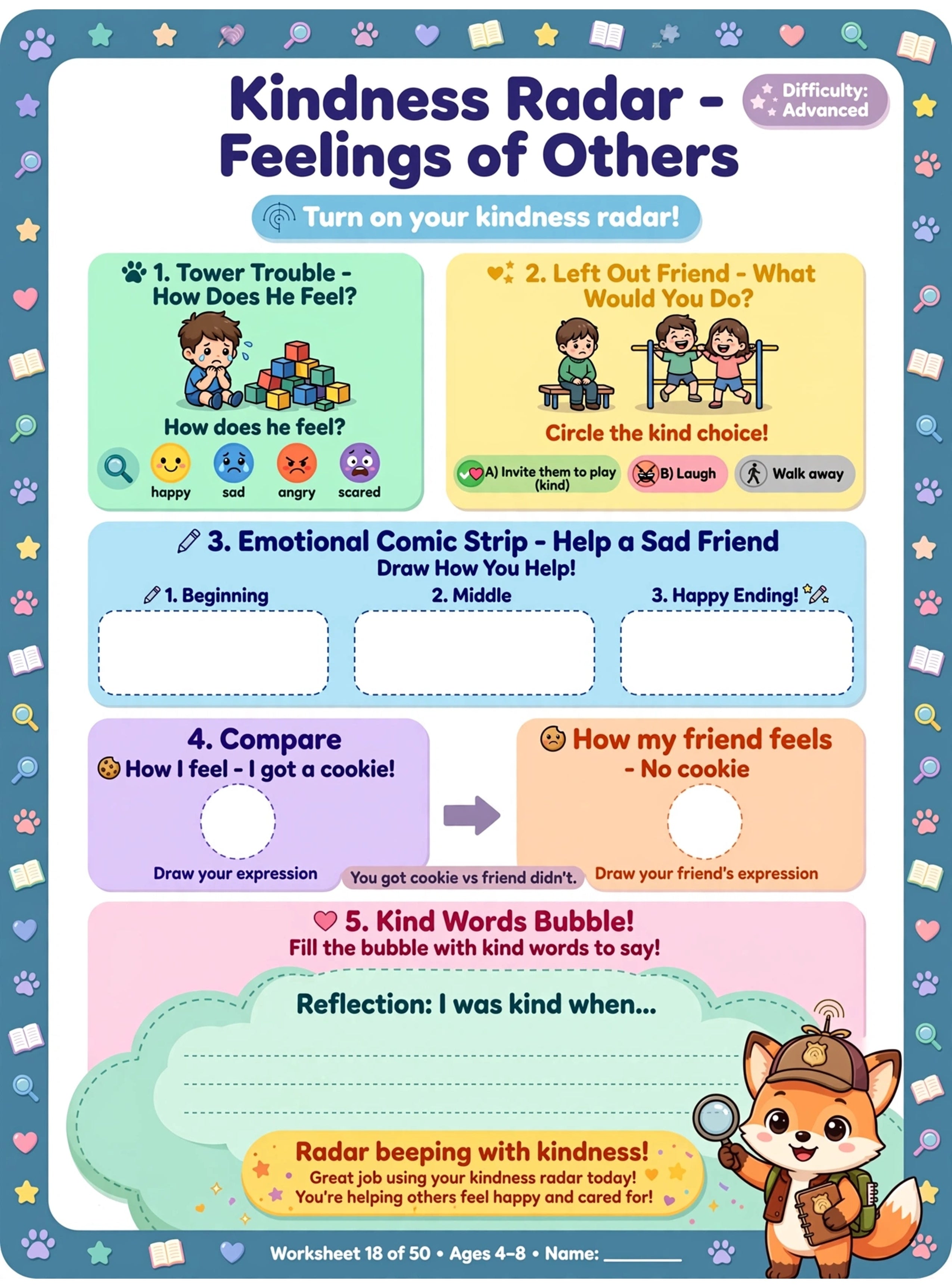 Emotion Clues Workbook for Kids