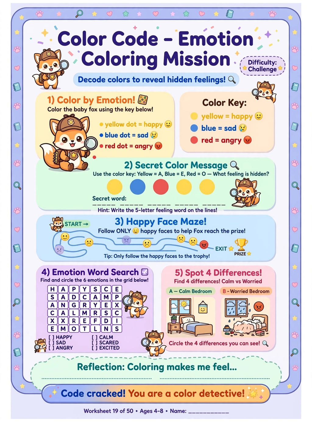 Emotion Clues Workbook for Kids
