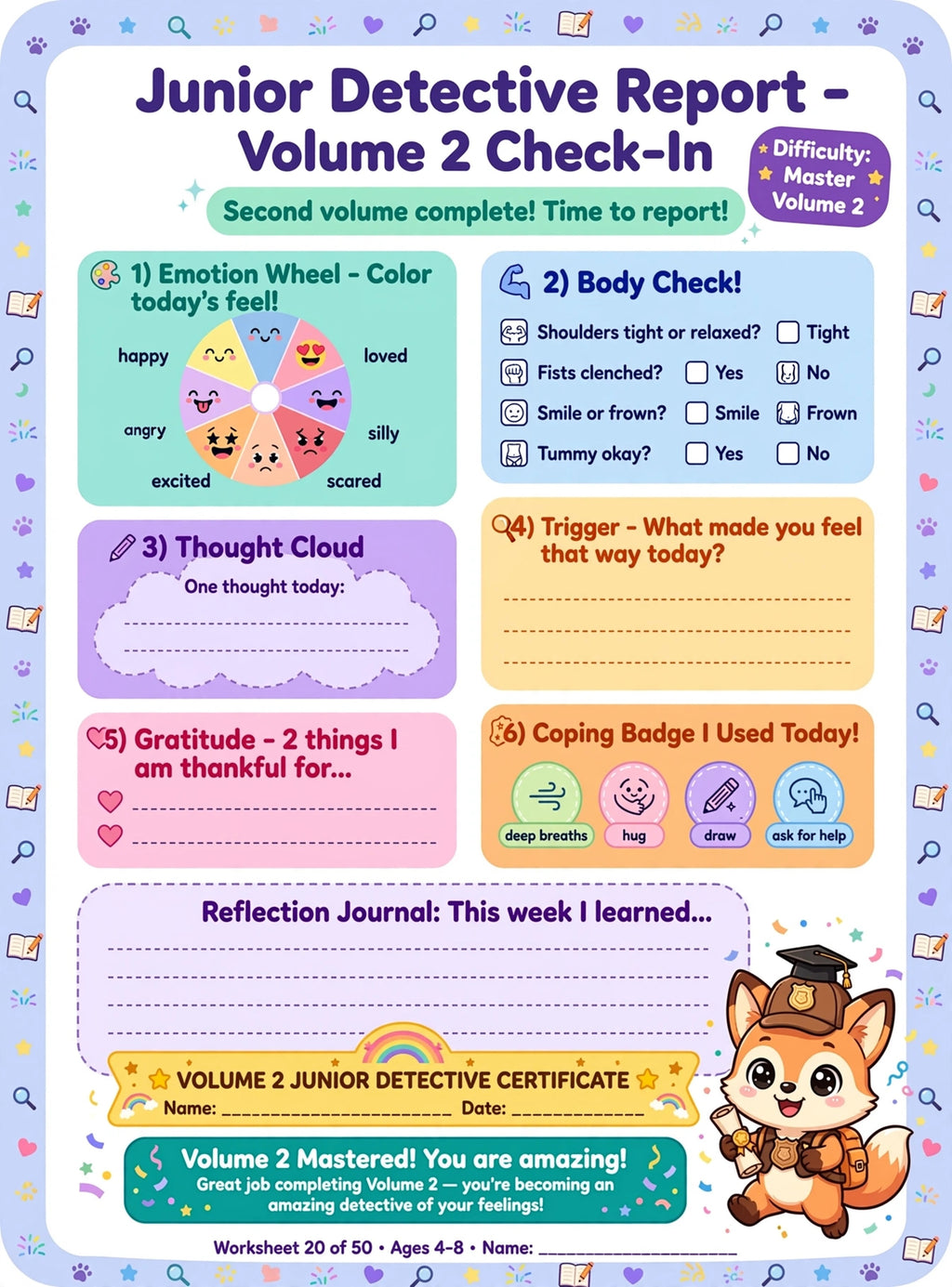 Emotion Clues Workbook for Kids