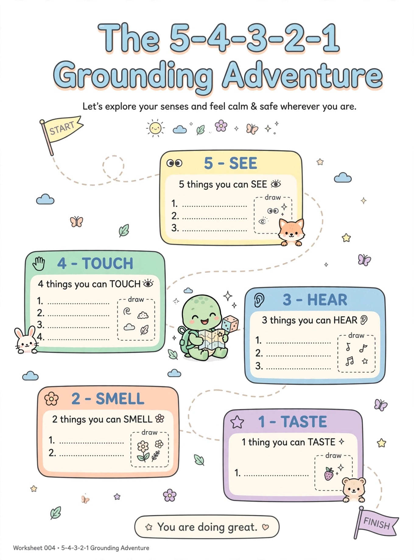Calm & Grounded: 50 Mindfulness and Emotional Regulation Activities for Kids Ages 4–10